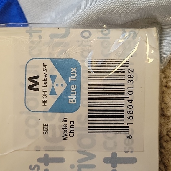 Morphsuits blue man tuxedo suit with top hat. Suit covers head to toe. NWT - Picture 7 of 7